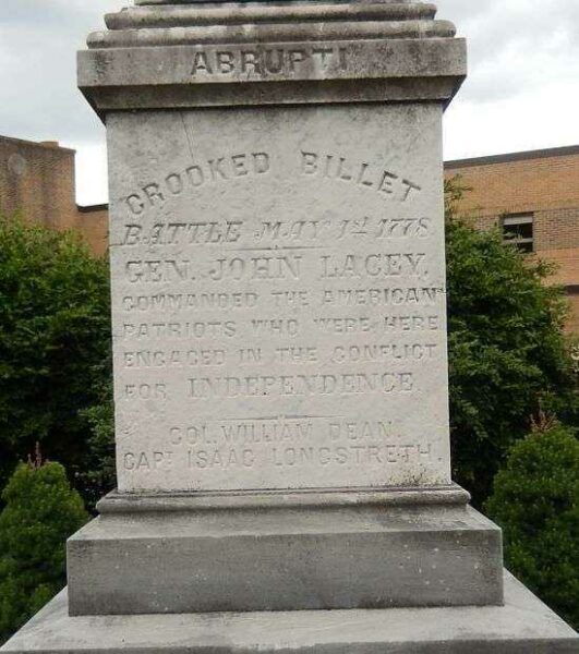 CROOKED BILLET WAR MEMORIAL STONE A