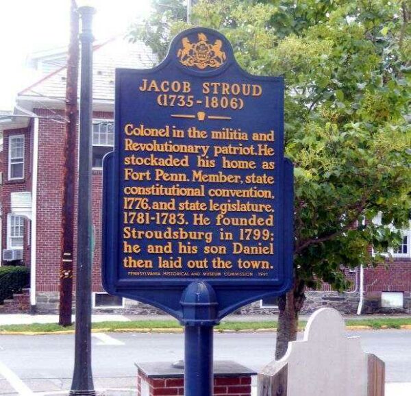 JACOB STROUD 1735-1806 MEMORIAL MARKER