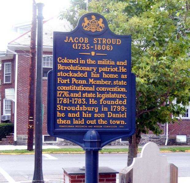JACOB STROUD 1735-1806 MEMORIAL MARKER