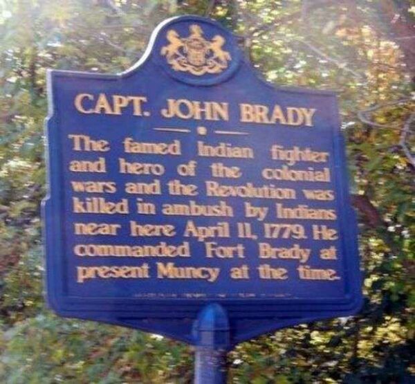 CAPT. JOHN BRADY WAR MEMORIAL MARKER