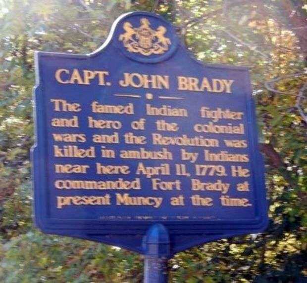 CAPT. JOHN BRADY WAR MEMORIAL MARKER