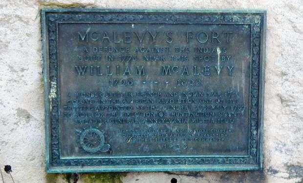 MCALEVY’S FORT WAR MEMORIAL PLAQUE