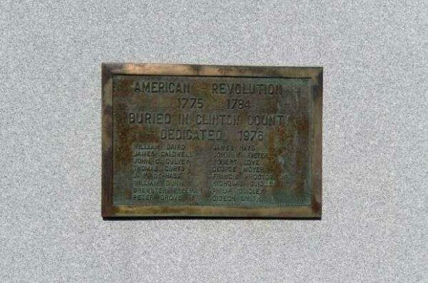 CLINTON COUNTY ALL VETERANS MEMORIAL PLAQUE