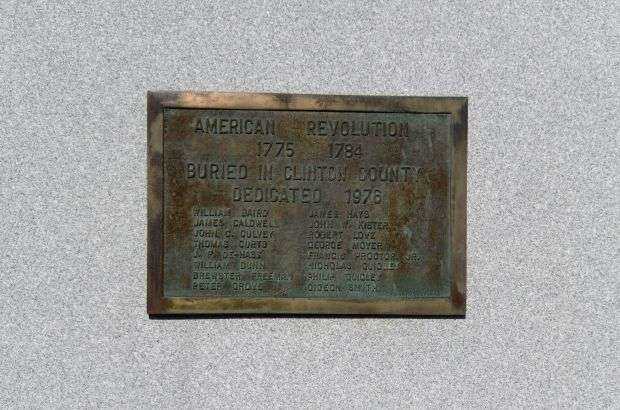 CLINTON COUNTY ALL VETERANS MEMORIAL PLAQUE
