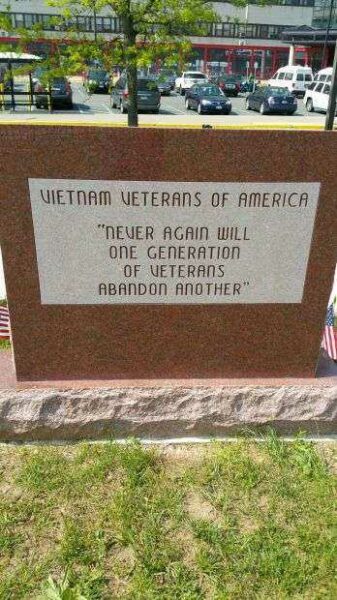 THOMAS P. COUGHLIN MEMORIAL CHAPTER 72 VIETNAM VETERANS MEMORIAL BACK