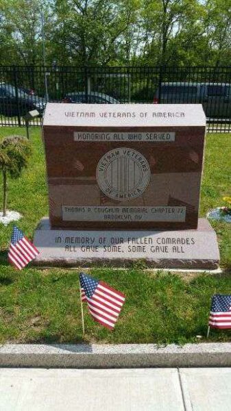 THOMAS P. COUGHLIN MEMORIAL CHAPTER 72 VIETNAM VETERANS MEMORIAL FRONT