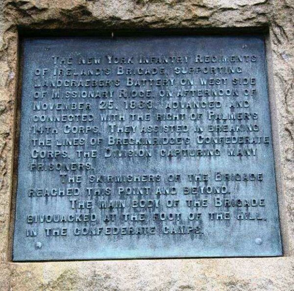 IRELAND’S THIRD BRIGADE WAR PLAQUE B