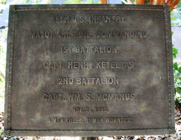 15TH U.S. INFANTRY MEMORIAL PLAQUE