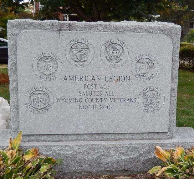 AMERICAN LEGION POST 457 VETERANS MEMORIAL