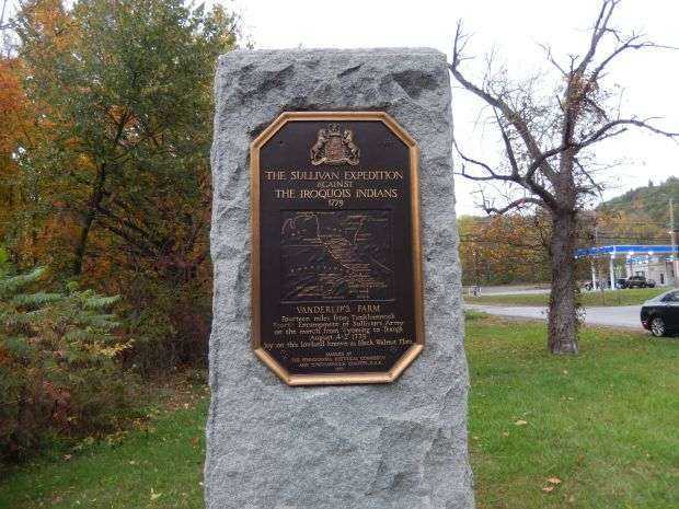 THE SULLIVAN EXPEDITION AGAINST THE IROQUOIS INDIANS 1779 MEMORIAL VANDERLIP’S FARM