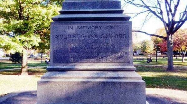 TIOGA COUNTY SOLDIERS AND SAILORS WAR MEMORIAL DEDICATION STONE