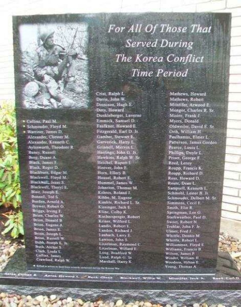 LIBERTY’S KOREAN CONFLICT MEMORIAL