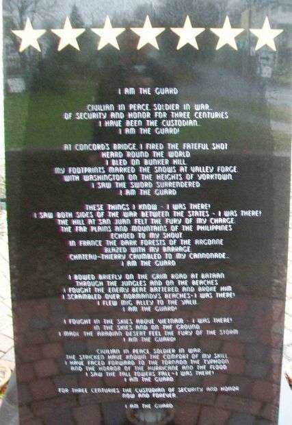 STAFF SERGEANT RYAN SCOTT OSTROM WAR MEMORIAL SIDE C