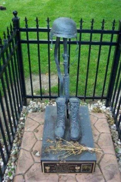 ALLEN J. (A.J.) VANDAYBURG BATTLEFIELD CROSS MEMORIAL