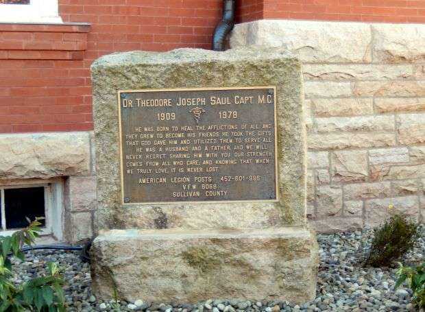 DR. THEODORE JOSEPH SAUL, CAPT. M.C. MEMORIAL