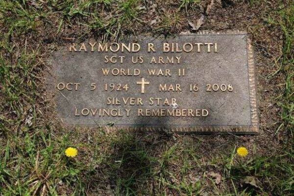 RAYMOND R BILOTTI MEMORIAL CEMETERY STONE