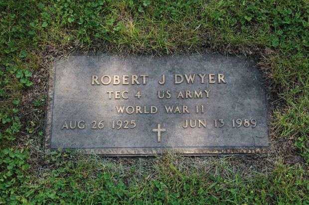 ROBERT J DWYER MEMORIAL CEMETERY STONE