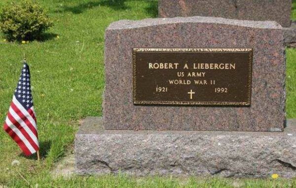 ROBERT A LIEBERGEN MEMORIAL CEMETERY STONE