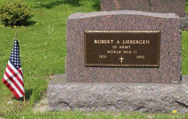 ROBERT A LIEBERGEN MEMORIAL CEMETERY STONE