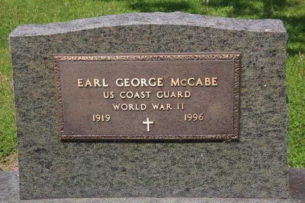 EARL GEORGE MCCABE MEMORIAL CEMETERY STONE