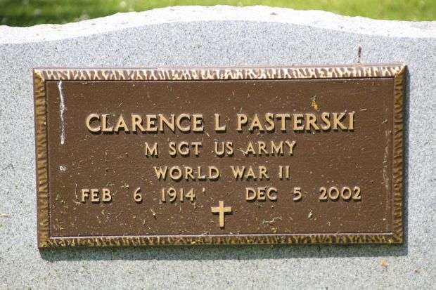 CLARENCE L PASTERSKI MEMORIAL CEMETERY STONE