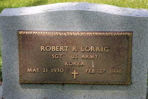 ROBERT R LORRIG MEMORIAL CEMETERY STONE