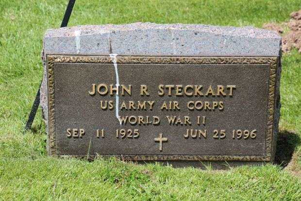JOHN R STECKART MEMORIAL CEMETERY STONE