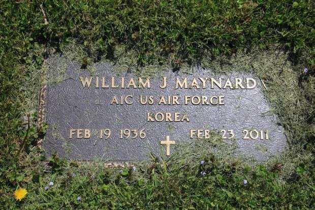 WILLIAM J MAYNARD MEMORIAL CEMETERY STONE