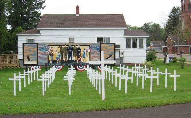 BUTTERNUT AREA VETERANS PARK MEMORIAL MURAL