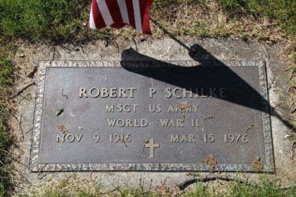 ROBERT P SCHILKE MEMORIAL CEMETERY STONE