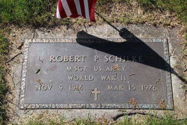 ROBERT P SCHILKE MEMORIAL CEMETERY STONE