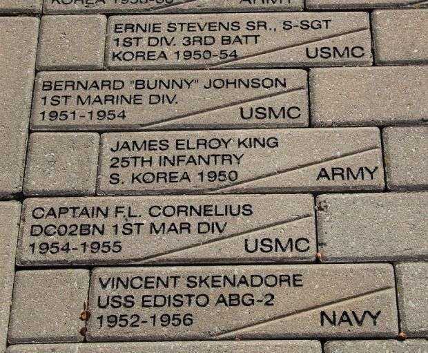ONEIDA KOREAN WAR VETERANS MEMORIAL PAVERS D