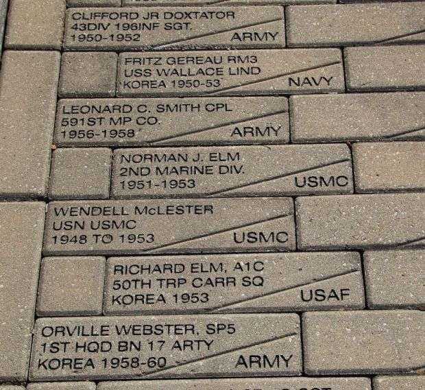 ONEIDA KOREAN WAR VETERANS MEMORIAL PAVERS C