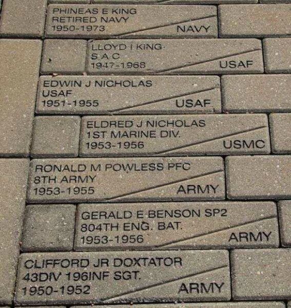ONEIDA KOREAN WAR VETERANS MEMORIAL PAVERS B