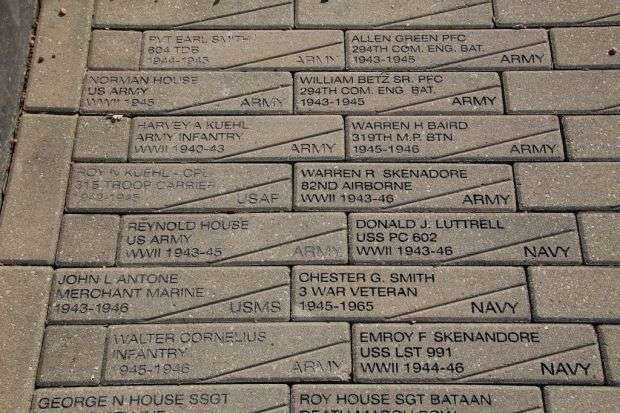 ONEIDA WORLD WAR II VETERANS MEMORIAL PAVERS A