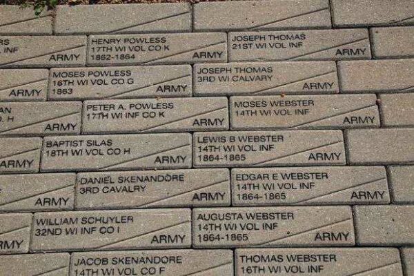 ONEIDA CIVIL WAR VETERANS MEMORIAL PAVERS J