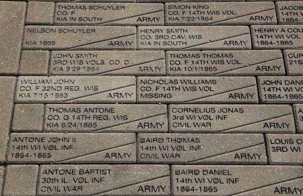 ONEIDA CIVIL WAR VETERANS MEMORIAL PAVERS D