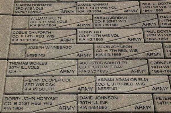 ONEIDA CIVIL WAR VETERANS MEMORIAL PAVERS C