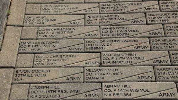 ONEIDA CIVIL WAR VETERANS MEMORIAL PAVERS B