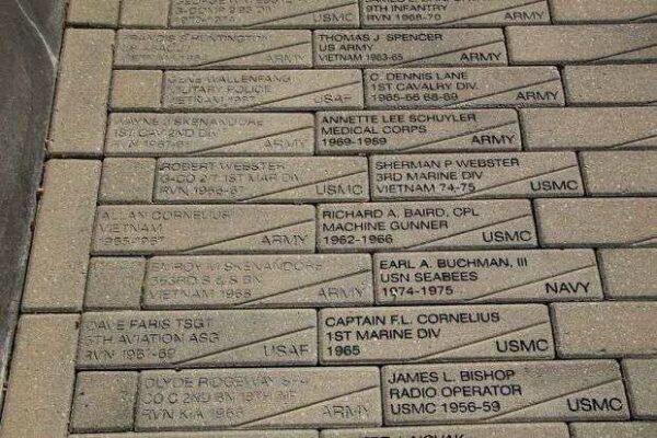 ONEIDA VIETNAM VETERANS MEMORIAL PAVERS B