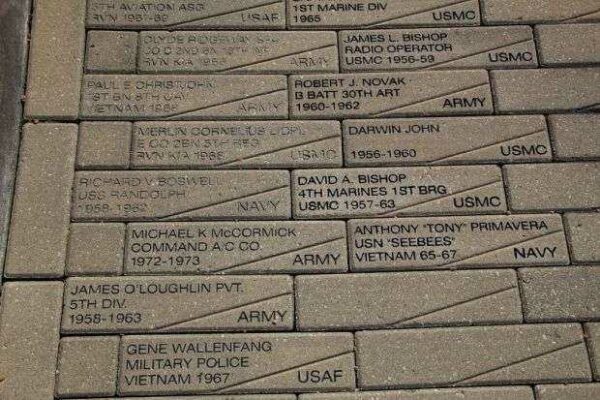 ONEIDA VIETNAM VETERANS MEMORIAL PAVERS A
