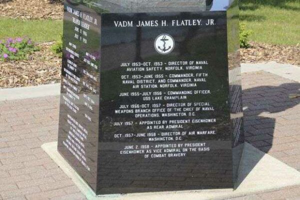VADM JAMES H. FLATLEY, JR. WAR MEMORIAL SIDE E
