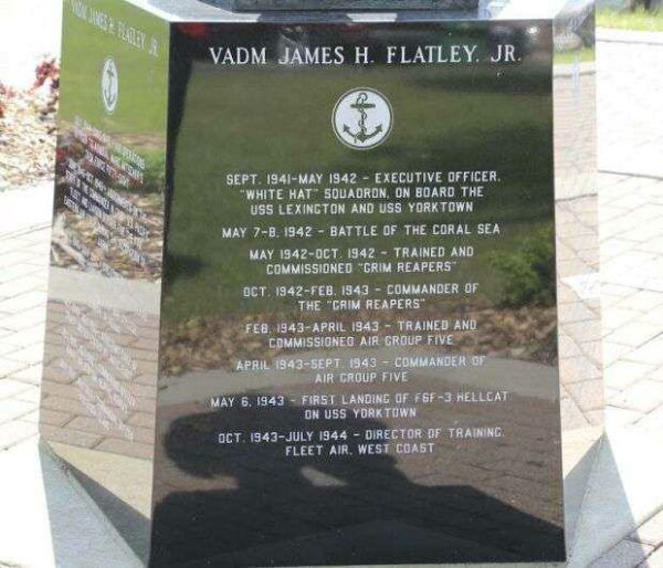 VADM JAMES H. FLATLEY, JR. WAR MEMORIAL SIDE D