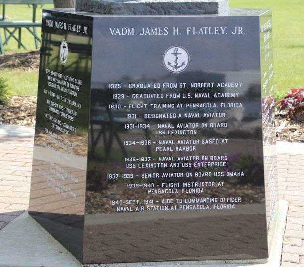 VADM JAMES H. FLATLEY, JR. WAR MEMORIAL SIDE C