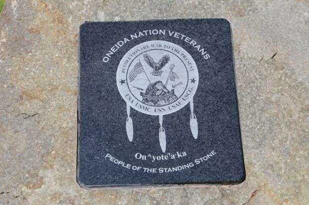 ONEIDA VETERANS MEMORIAL PLAQUE B