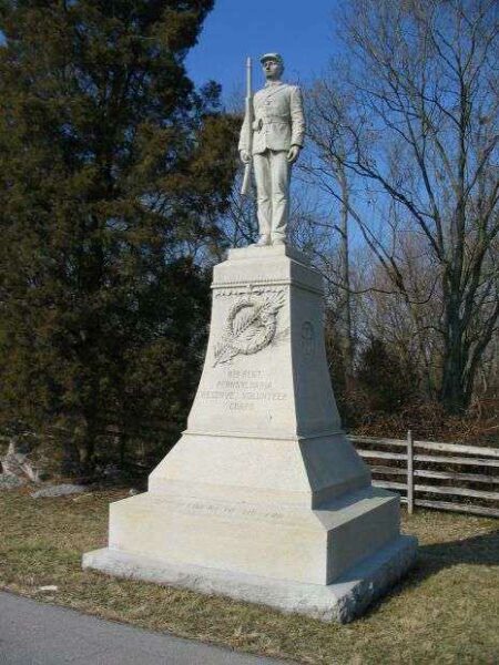 8TH REGIMENT PENNSYLVANIA RESERVE VOLUNTEER CORPS WAR MEMORIAL