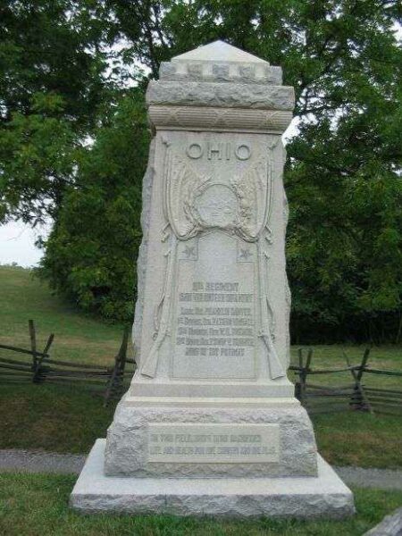 8TH OHIO VOLUNTEER INFANTRY REGIMENT WAR MEMORIAL