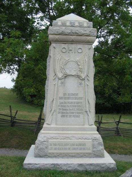8TH OHIO VOLUNTEER INFANTRY REGIMENT WAR MEMORIAL