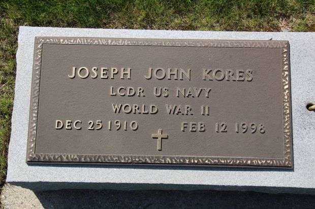 JOSEPH JOHN KORES MEMORIAL CEMETERY STONE