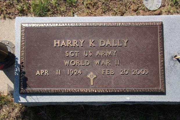 HARRY K DALLY MEMORIAL CEMETERY STONE